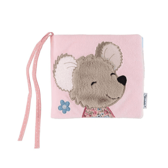 soft mouse playbook in pink with mouse theme