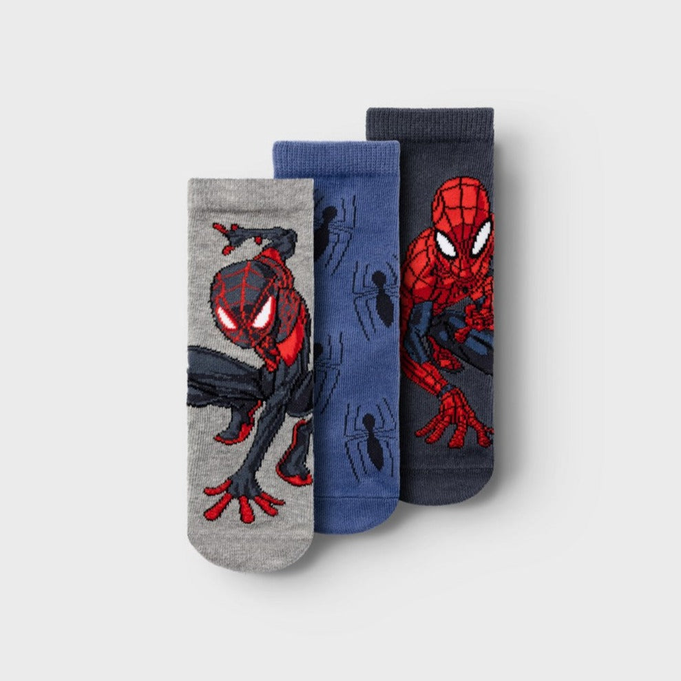 pack of three assorted Spiderman socks