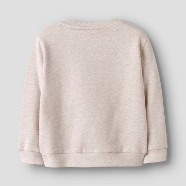 Beige sweatshirt on a light grey background