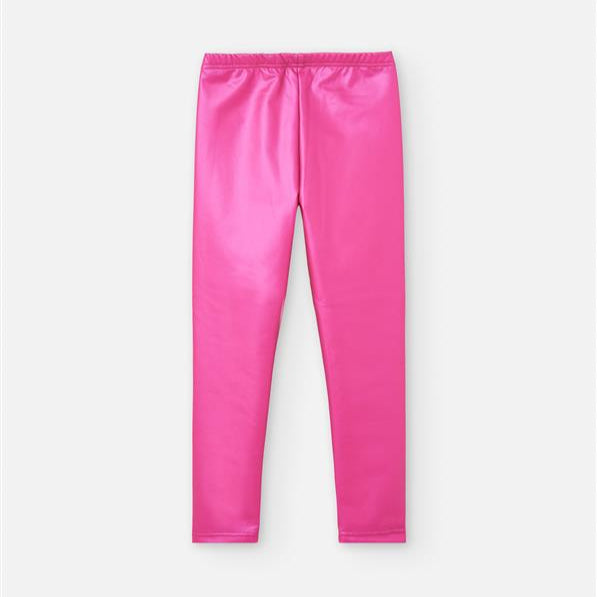 Pink leggings on a white background