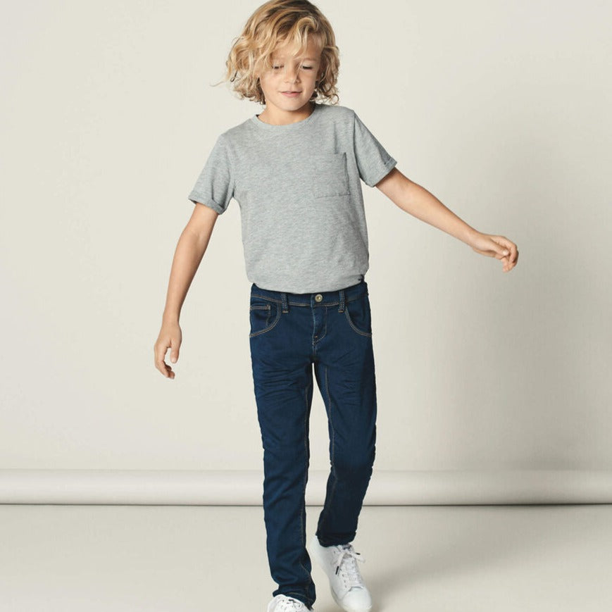 boy in denim jean